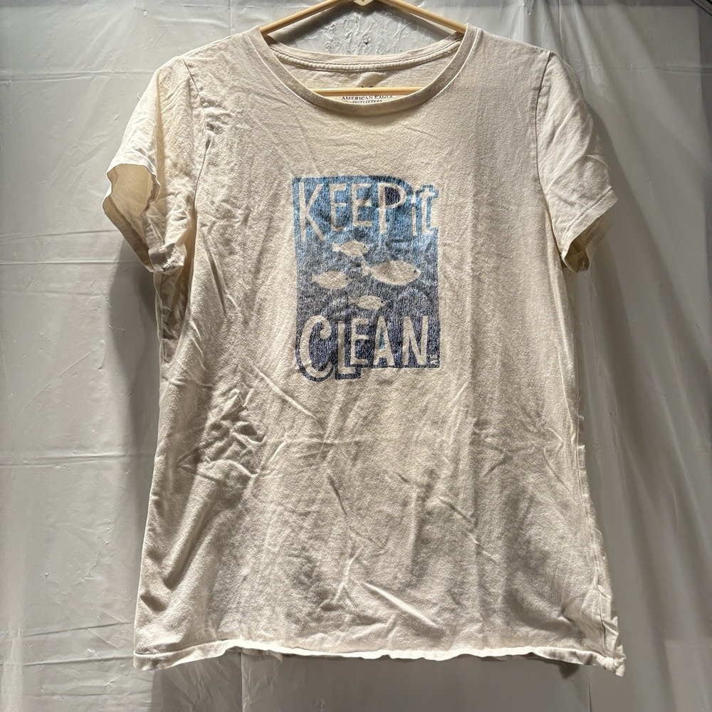 American Eagle Graphic T Shirt Woman's Or Youth  Small Size XL‎